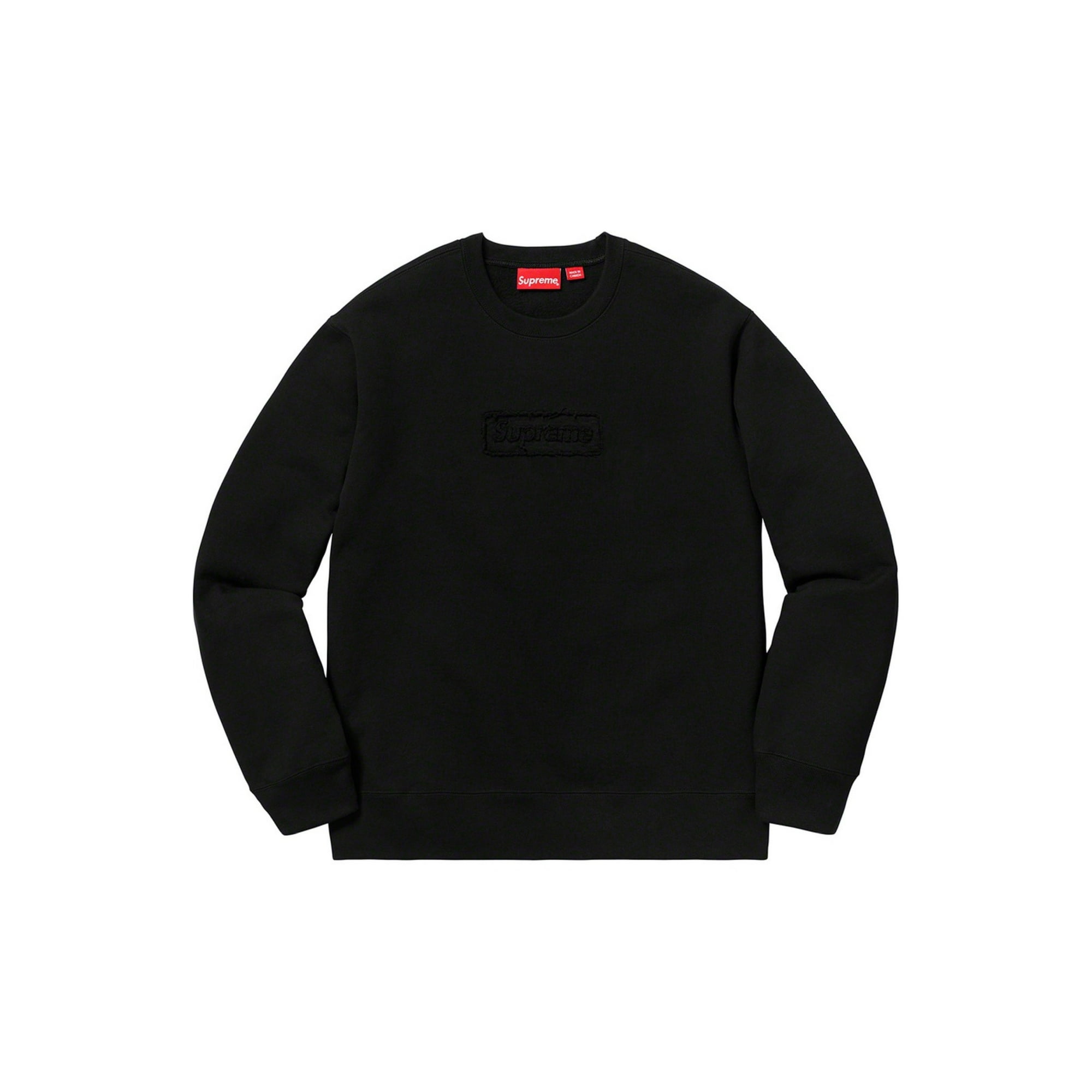Black supreme crewneck 2025