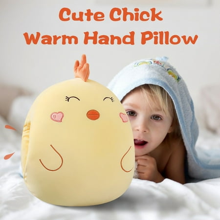 

Toy Car Cute Chick Warm Hand Cushion Decorative-use Play Toys