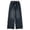 A-Black150, variant on JAJAHO Girls Baggy Jeans Sizes 4-15Y Elastic Waist Wide Leg Denim Pants Y2k Streetwear Tween Jeans