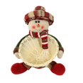 thumbnail image 2 of sunsanly Christmas Candy Basket Santa Snowman Doll Decor Woven Holder Basket Holiday Table Desk Decoration Candy Bowl Candy Gift Container, 2 of 8