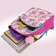 thumbnail image 5 of 15 Inch Fun Printed Backpack with Front Zippered Pocket & Padded Adjustable Shoulder Straps in Radiant Rainbows, 5 of 7