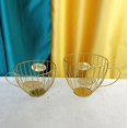 thumbnail image 4 of Plato de fruta de hierro sin asiento de café redondo de alambre de hierro creativo, pulverización de plástico, galvanoplastia, adornos de hierro dorado, 4 of 6