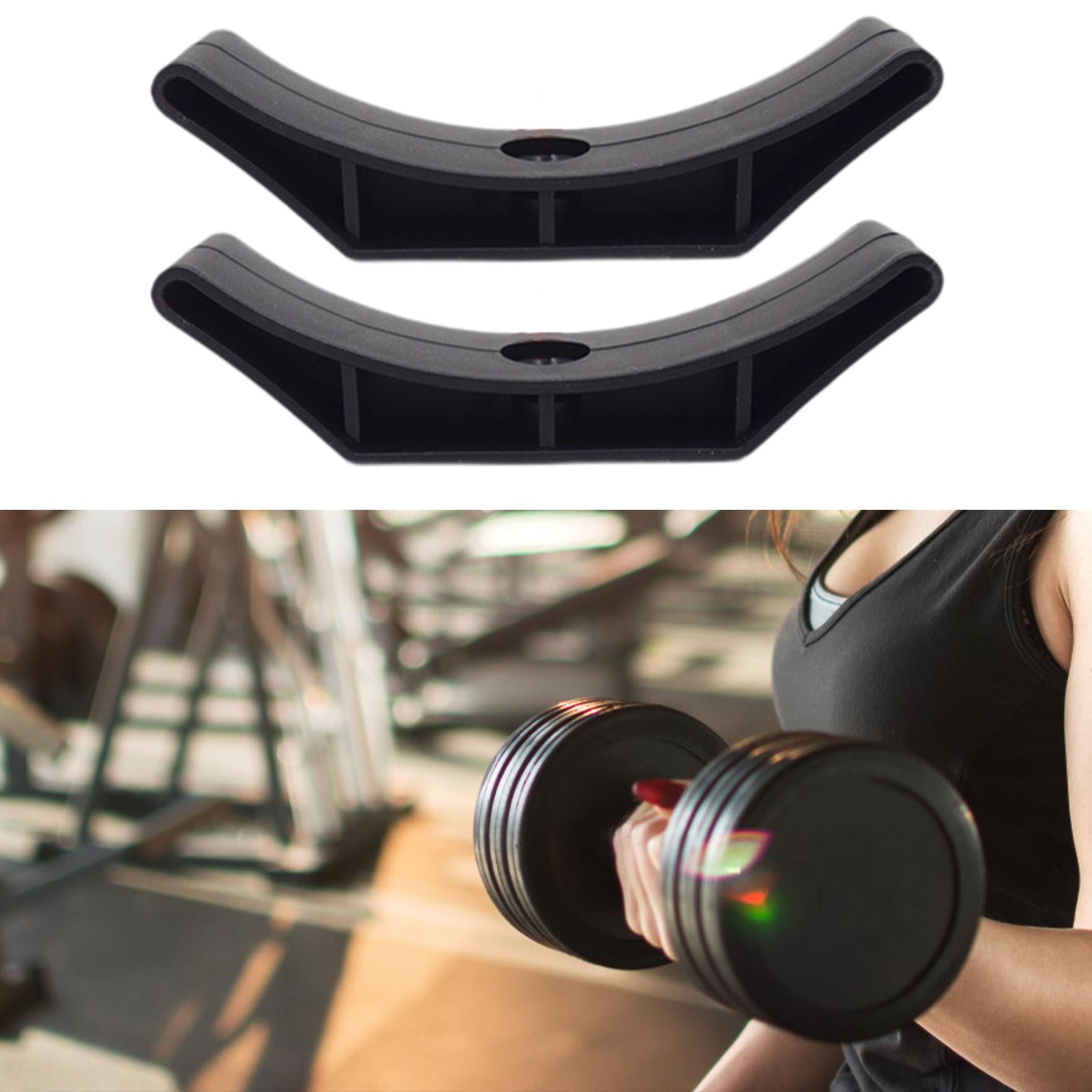 Baoblaze 4x Dumbbell Rack Support Dumbbell Holder Supplies Compact Household Heavy Duty Barbell Storage Rack for Sports Strength Training