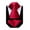 Red, variant on Paisley Ties for Men Solid Tie Handkerchief Floral Men's Necktie & Pocket Square Set,Silver