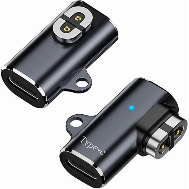 wonima11 2 Pack USB C Magnetic Charger Adapter for AfterShokz Headphones, Type C Cable Charging Converter Compatible with Shokz Aeropex, OpenRun, OpenRun Pro/Mini, OpenComm