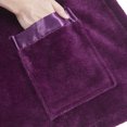 thumbnail image 6 of Comfort Spaces Purple Polyester Plush Throw, 60" x 50", 6 of 9