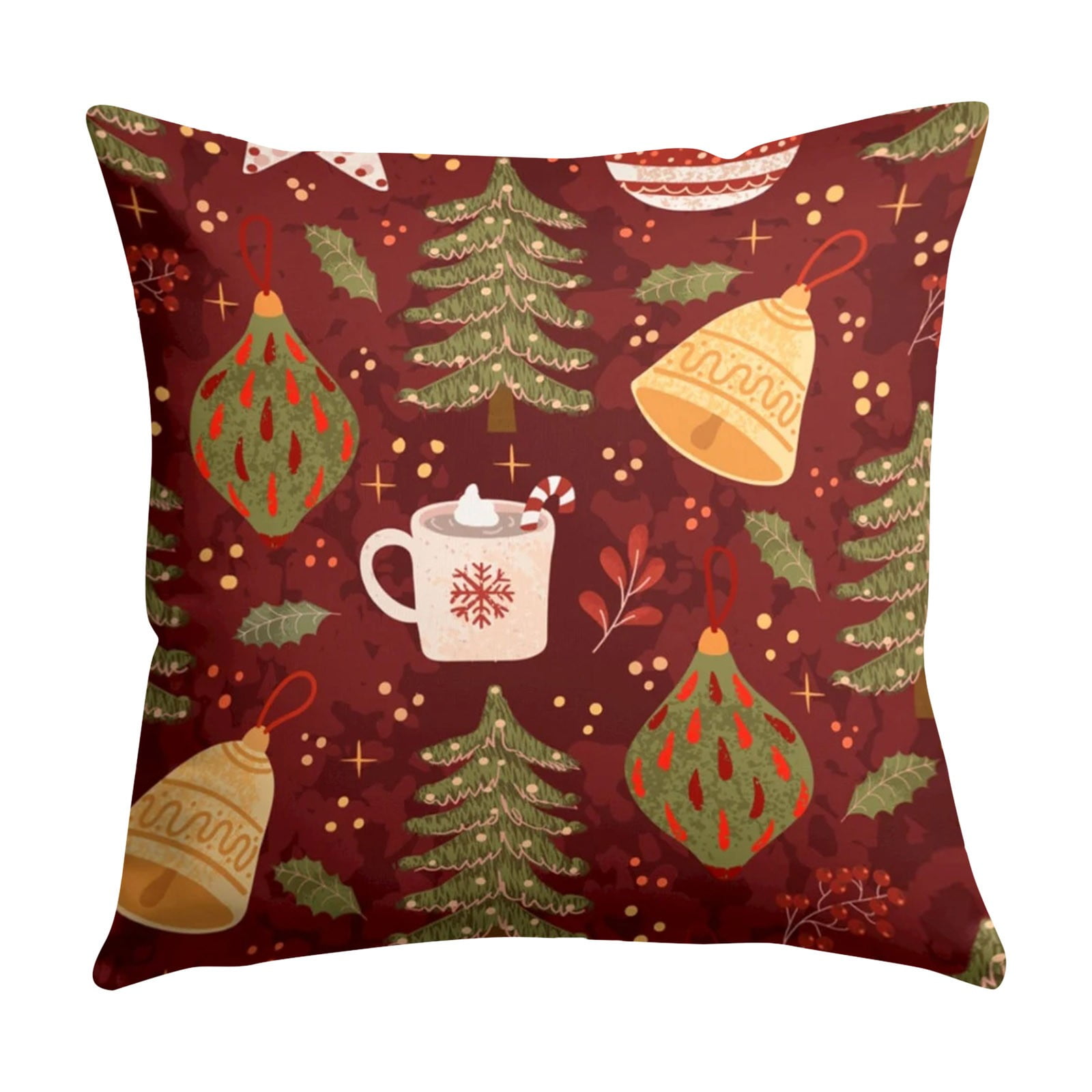 Pillows Covers 24x24 Christmas Pillowcase Living Room Sofa Bedroom