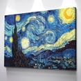 thumbnail image 3 of La Noche Estrellada Van Gogh En Lienzo Canvas 50x70, 3 of 4