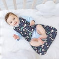Salouo Bamboo Panda Print Baby Sleep Sack Wearable Blanket for Babies