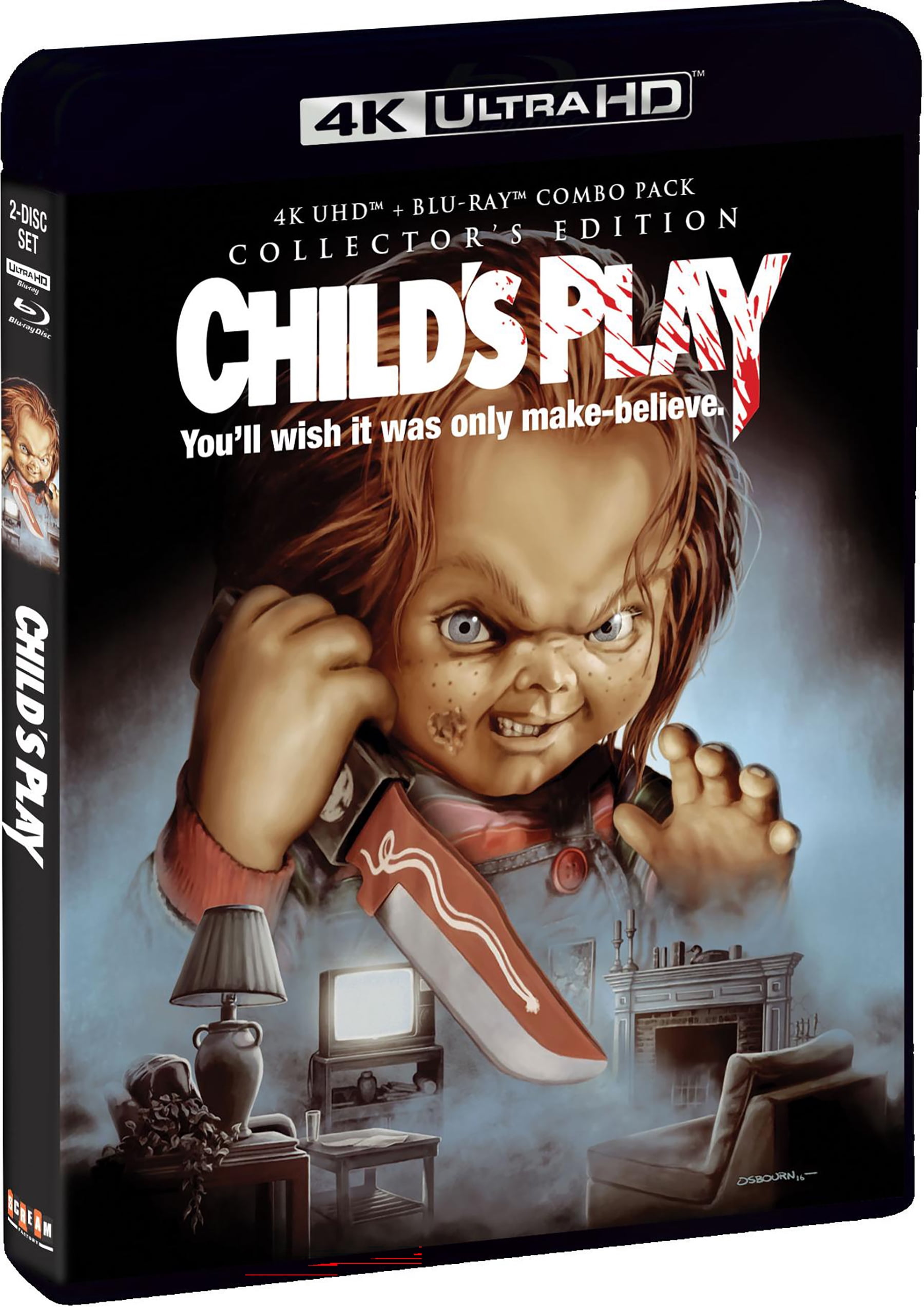 チャッキー　CHILD'S PLAY Scream Factory Child's Play Movie, 4K Ultra HD, Horror Genre