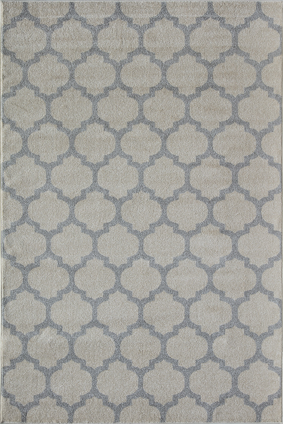 Rugs America Brooklyn 7'10" x 10'10" Rug in Ivory Gray
