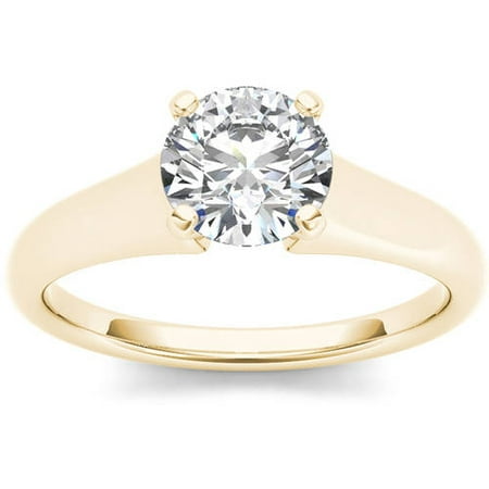 1 Carat T.W. Diamond Six-Prong Solitaire 14kt Yellow Gold Engagement Ring