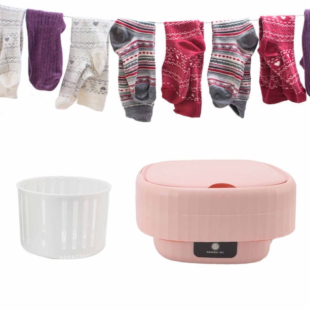 Mini Lavadora Plegable Portátil Para Calcetines Simulación De Lavado De Ropa Interior