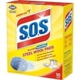 thumbnail image 4 of S.O.S-10002 , Steel Wool Soap Pads, 10 Ct, 4 of 7
