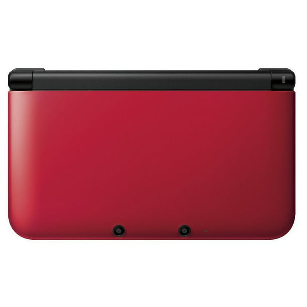 Refurbished Nintendo 3ds Xl Red Black Handheld Gaming System With Stylus Sd Card Charger Walmart Com Walmart Com