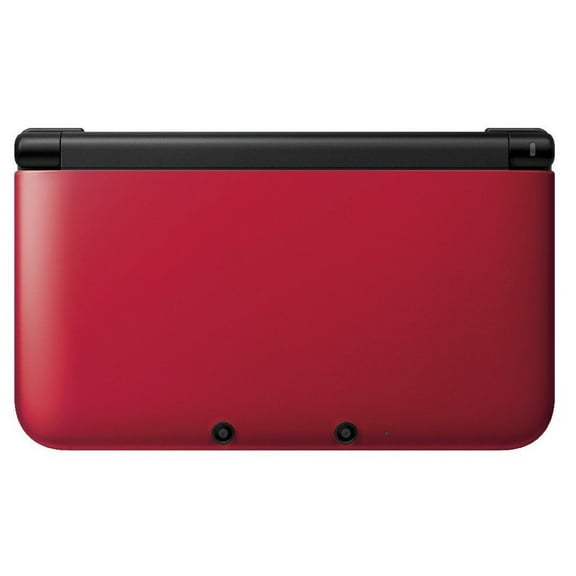 Restored Nintendo 3DS XL - Red/Black Handheld Gaming System with Stylus SD Card Charger (Refurbished)