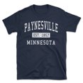 thumbnail image 1 of Paynesville Minnesota Classic Established Men's Cotton T-Shirt, 1 of 1