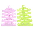 thumbnail image 1 of 10pcs Set de Colgadores de Ropa de Plástic 18 Pulgadas Chicas Muñecas Sunnimix Perchas para Disfraces de Muñecas, 1 of 5