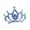 Blue, variant on Eosunjian Cute Kids Girls Rhinestone Princess Crown Hair Comb Hairpin Birthday Party Tiara