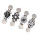 thumbnail image 1 of 4pcs Cardigan Collar clips suéter broches ropa Duckbill Clips (plata), 1 of 5