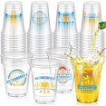 thumbnail image 1 of wonima02 60 Pieces 16 oz Oktoberfest Plastic Disposable Cups Oktoberfest Party Cups Clear Plastic Cup German Beer Drinking Cup for Bavarian Party Supplies, 1 of 1