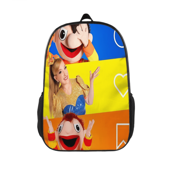 FSMYJJZY Backpack, Bely y Beto Printed Durable Polyester Backpack with Side Pockets for School, Travel & Daily Outdoor Use