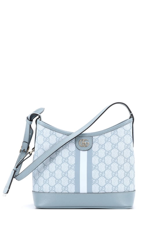 Pre-Owned Ophidia Open Bucket Bag GG Coated Canvas with Leather Small By Rebag
