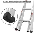thumbnail image 3 of Multi-Position Ladder, Folding A-Frame Extension Ladder with Hinge Locks, Adjustable Ladder for Home and Garage, Indoor Outdoor Use, 250 lbs Capacity, 3 of 9