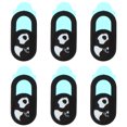 thumbnail image 1 of 6pcs Cartoon Laptop Camera Cover Slide Ultra-Thin Slide Laptop Webcam Slider, 1 of 7