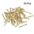 thumbnail image 3 of Uxcell 50pcs Clavos pequeños de latón para DIY, imágenes, cajas de madera, accesorios para el hogar 1.5x15mm, 3 of 5