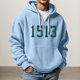 thumbnail image 1 of WILLBEST Sudadera Deportiva para Hombre, Sudadera con Capucha, Suave y Cómoda, para Uso Informal Al Aire Libre y Actividades Deportivas Mediana​​, 1 of 4