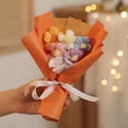 thumbnail image 5 of Crochet BouquetofFlowers, DecorationsforHome, Flower Decorations, Mother Day Gifts, Home Decor GiftsforWomen, 5 Hobby, 1 Set, 5 of 7