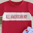 thumbnail image 4 of Toddler Boys Shirts Set Print Casual T-Shirt Shorts Set,Cotton 6-12 Months 12-24 Months 2t 3t 4t 5t 6t 7t Children 12-18 Months, 4 of 5