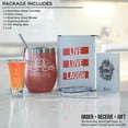 thumbnail image 5 of Vintage 1968 Aged To Perfection Stainless Steel Wine Tumbler + Shot Glass, 55 Birthday Gifts Women, 55 Birthday Decorations, 55th Gifts Ideas, Cheers to 55 Years, Party Favor Gifts — PARIS PRODUCTS CO, 5 of 5