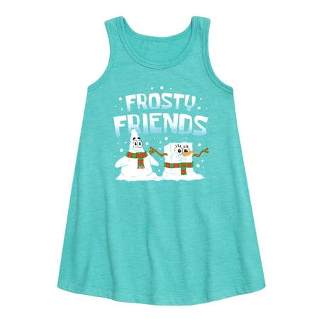 

SpongeBob SquarePants - Frosty Friends - Toddler and Youth Girls A-line Dress