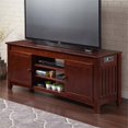 thumbnail image 2 of Atlantic Furniture Mission 60" Chargeur TV Stand en Noyer, 2 of 12