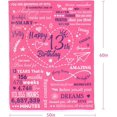 thumbnail image 3 of 16th Birthday Gifts for Girls, Best Sweet 16 Gifts for 16 Year Old Girls from Parents or Friends, 16 Year Old Birthday Decorations for Sixteen Teenager Girl Blanket 50"X 60", 3 of 5