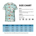 thumbnail image 2 of Wukai Christmas Winter Animals Youth Unisex Short Sleeve T-Shirt for Boys, Girls, Teens, and Kids-Large, 2 of 7