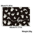 thumbnail image 2 of 4PCS Halloween Placemats  Ghost Skeleton Spooky Pumpkins Halloween Table Place Mats Set  Seasonal Kitchen Dinning Halloween Table Decor for Dining Table  Pumpkins Halloween Decorations In, 2 of 7