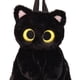 thumbnail image 3 of Mochila de peluche lindo animal gato moda mochila para adultos Negro Peluche, 3 of 10