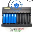 thumbnail image 4 of 10-slot Universal Us Plug Battery Charger 3.7v/4.2v Li-ion Rechargeable Battery, 4 of 5