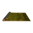 thumbnail image 2 of Ahgly Company Indoor Rectangle Abstract Yellow Contemporary Area Rugs, 2' x 3', 2 of 4