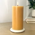 thumbnail image 3 of Mainstays Single Wick 3" x 6" Pillar Candle, Unscented, Orange, 3 of 7