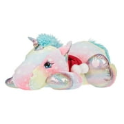 Holiday Time 28in Tiedye Unicorn Plush