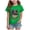 Green, variant on Toddler Girl Clothes Girls Daily Wear Top Girls Short Sleeve T-Shirts Kids Summer Crewneck Curve Hem Tunic Tops Soft Tees Pink,3-4 Years