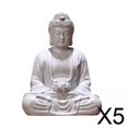 thumbnail image 1 of 5x Estatua De Buda Figura Decorativa China Portátil Escritorio Decoración De Mesa Pequeña, 1 of 10
