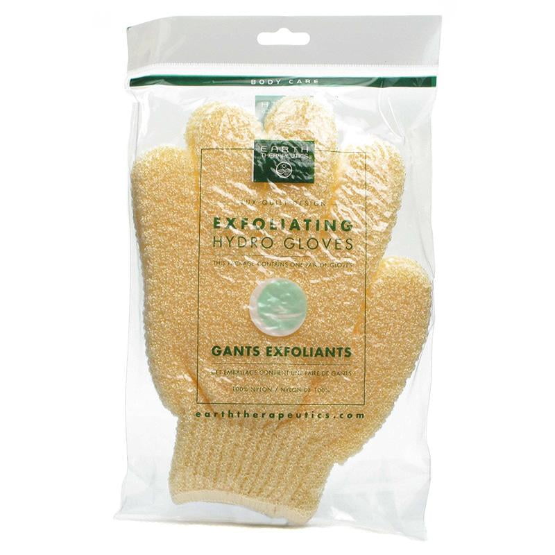 Earth Therapeutics Exfoliating Hydro Gloves, Natural