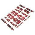 thumbnail image 1 of Piezas de Metal mejoradas para coche de control remoto, brazos oscilantes delanteros e inferiores, conjunto de dirección de coche a control remoto, Rojo, 1 of 7