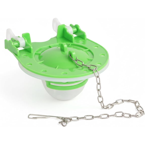 3 Inch Toilet Rigid Flapper with Stainless Chain and Hook