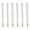 White, variant on Misright 6pcs 1.0mm Simple Ballpoint Pen for Student Teacher Smooth Writing Pen